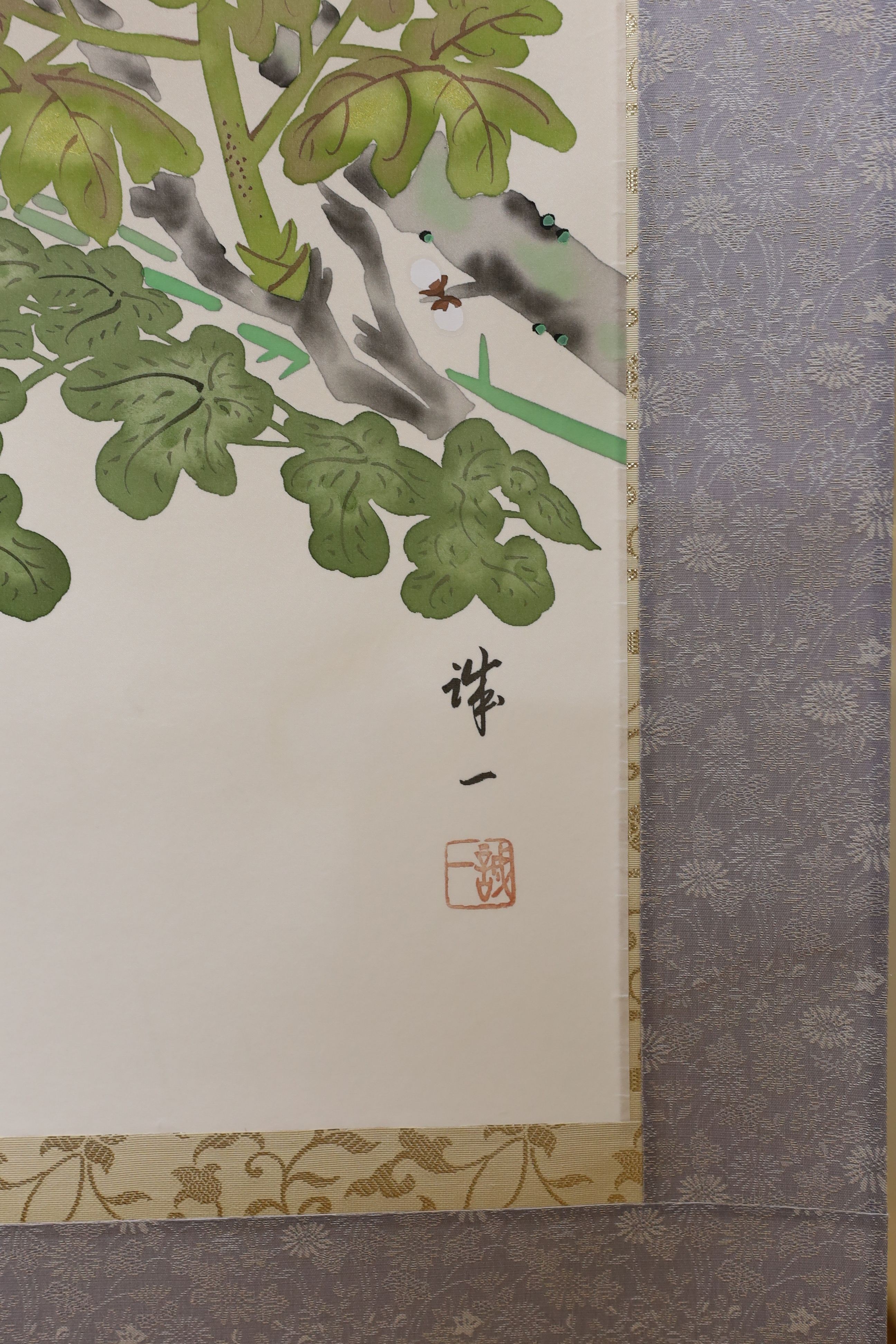 Two 20th century Japanese scroll paintings